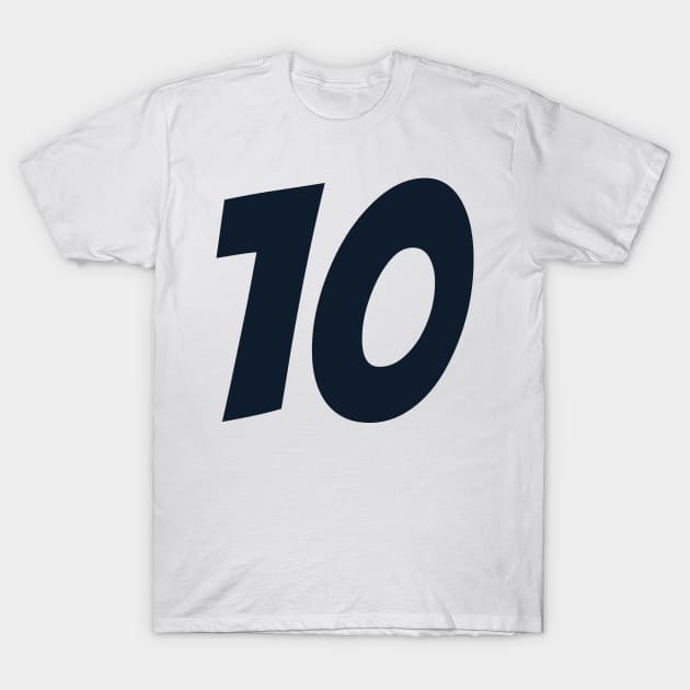 Pierre Gasly 10 - Driver Number T-Shirt by GreazyL